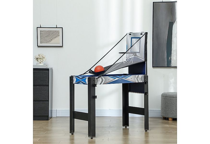 SPORTNOW Spieltisch Billard, Tischtennis, Hockey, Basketball, (5-in-1 Spiel günstig online kaufen