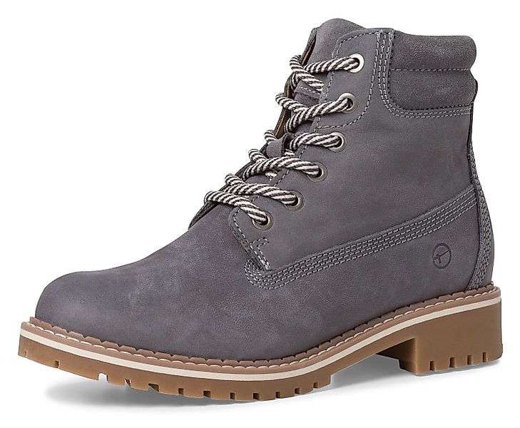 Tamaris Winterboots, Blockabsatz, Schnürboots, Outdoorschuh mit günstig online kaufen