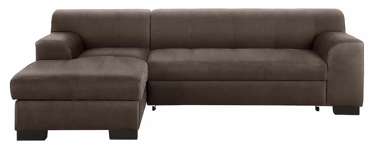Home affaire Ecksofa "Falk klare Linien, elegant und zeitlos, L-Form", mit günstig online kaufen