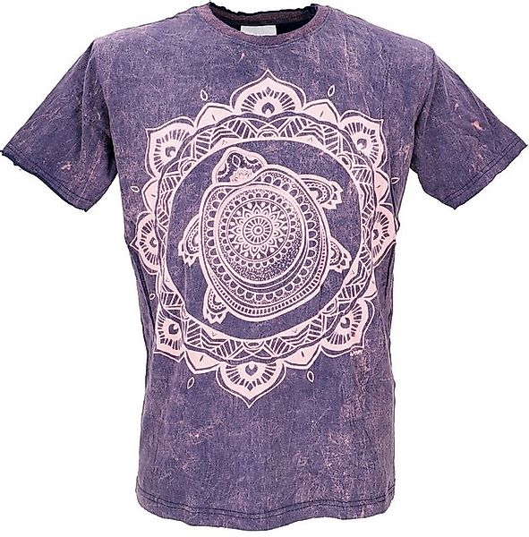 Guru-Shop T-Shirt Mirror Herren T-Shirt, Yoga Shirt - Turtle.. alternative günstig online kaufen