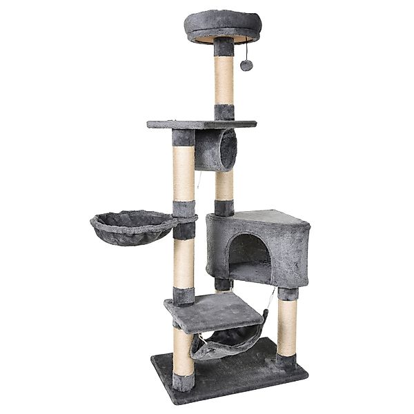 PawHut Kratzbaum für Katzen mit Höhle, Hängematte, schwebenden Betten und S günstig online kaufen