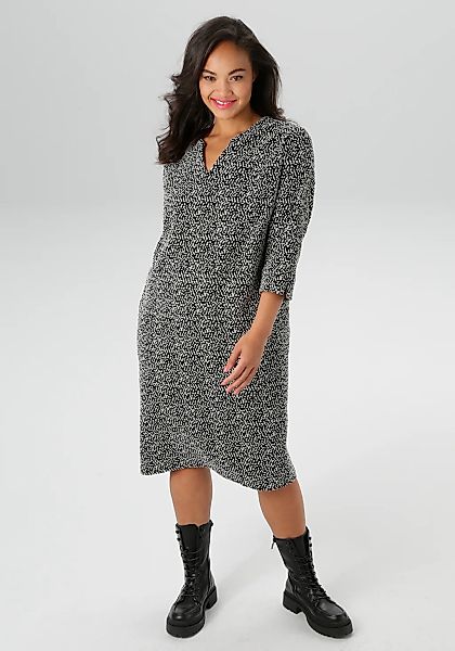 Aniston PLUS Jerseykleid Eingrifftaschen mit praktischen Eingrifftaschen günstig online kaufen