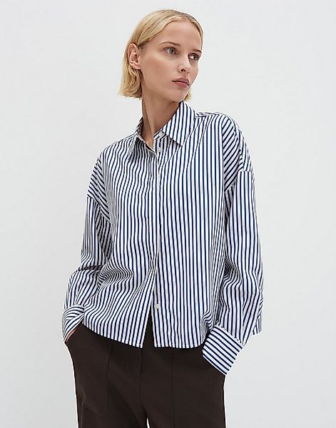 someday Hemdbluse ZVENJA Loose aus ECOVERO™ Viskosemix Boxy Silhouette, wei günstig online kaufen