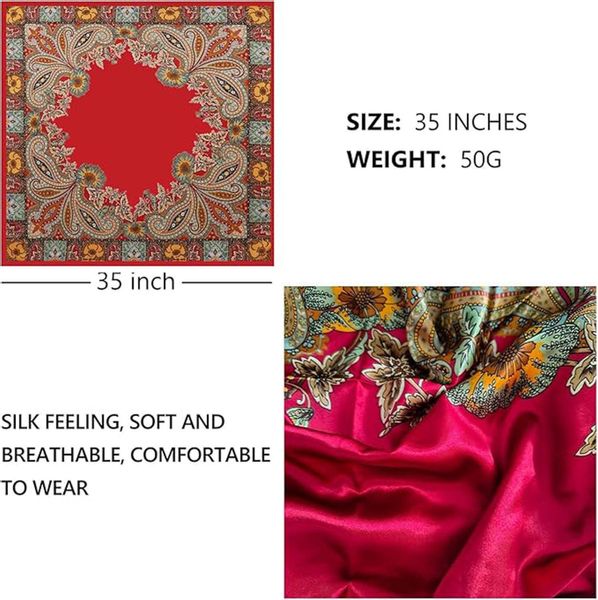 Coonoor Halstuch 90x90cm Kopftuch Bandanas Haartuch günstig online kaufen
