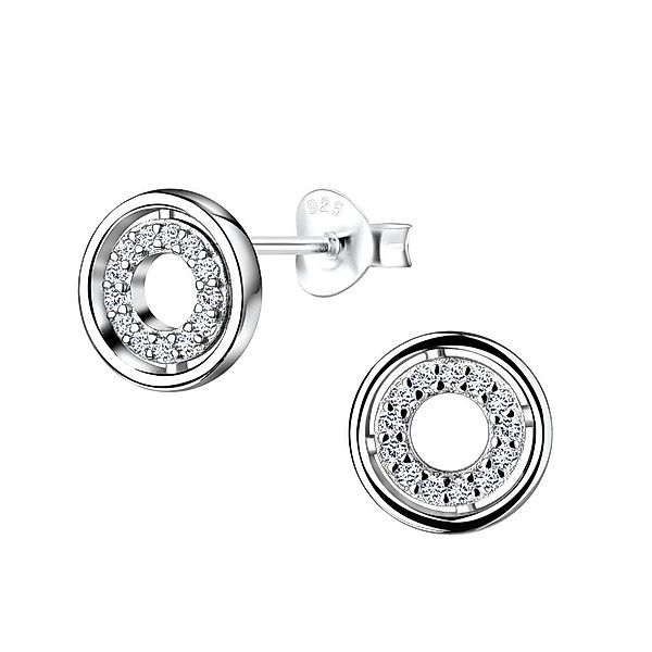 ALEXANDER YORK Paar Ohrstecker KREIS Zirkonia, günstig online kaufen