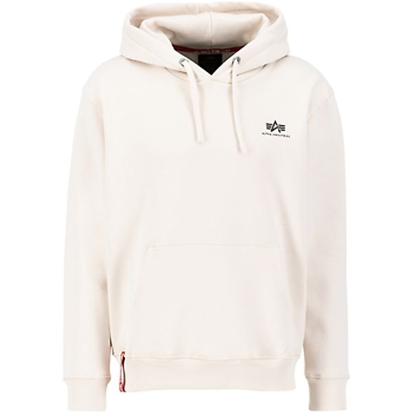 Alpha  Sweatshirt Basic Hoodie Small Logo - jet stream white günstig online kaufen