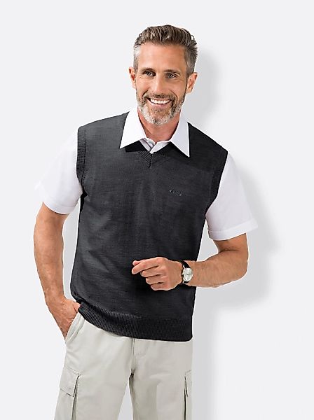 Marco Donati V-Ausschnitt-Pullover "Pullunder" günstig online kaufen