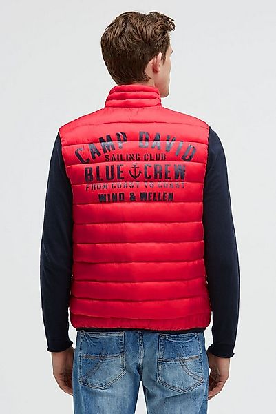 CAMP DAVID Steppweste mit elastischem Saumabschluss günstig online kaufen