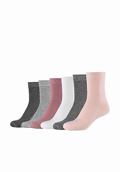 MUSTANG Socken 6 Stk. tlg. mit verstärktem Fersen- und Zehenbereich günstig online kaufen