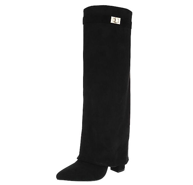 Ital-Design Eleganter Stiefel mit hohem Schaft für Damen High-Heel-Stiefel günstig online kaufen