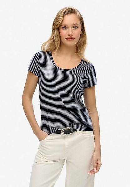 Superdry Kurzarmshirt SCOOP NECK TEE günstig online kaufen