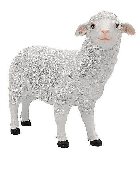 Geschenkestadl Tierfigur Weisses großes Schaf Lamm Gartenfigur Osterlamm 2 günstig online kaufen