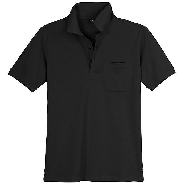redfield Poloshirt Poloshirt Piqué Übergröße schwarz günstig online kaufen