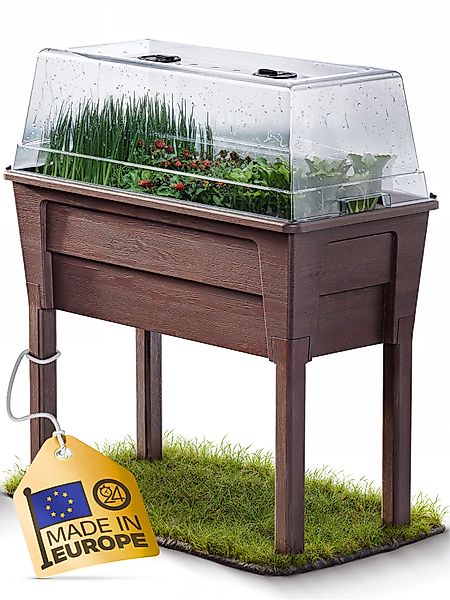 ONDIS24 Hochbeet Blumenkübel Frühbeet Gewächshaus Victoria günstig online kaufen