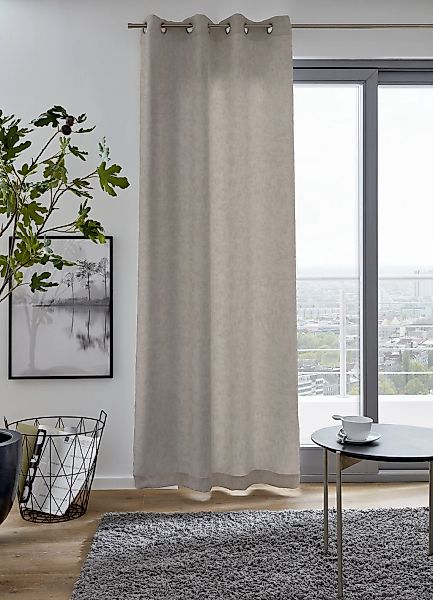 my home Vorhang "MARMOR" Ösen 1 Stk. tlg. blickdicht, monochrom, verschiede günstig online kaufen