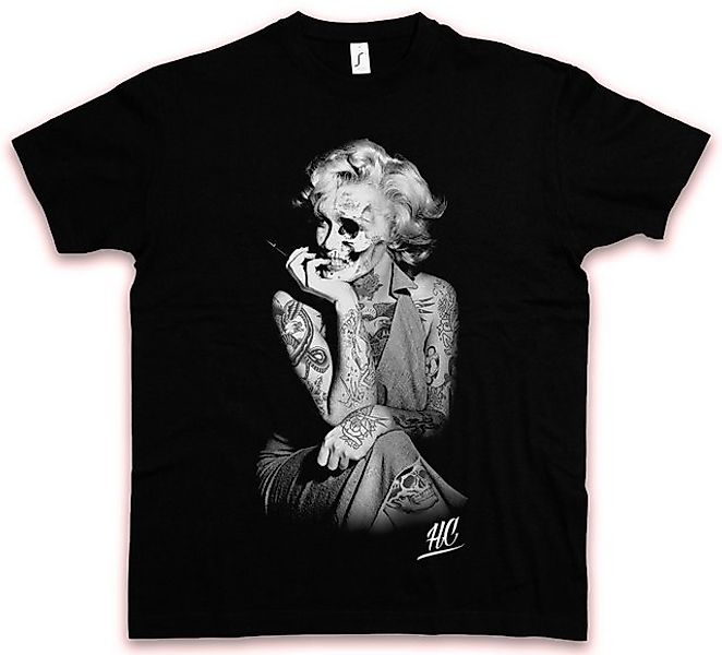 Urban Backwoods Print-Shirt Hate Couture Tattoo Marilyn HC Herren T-Shirt R günstig online kaufen