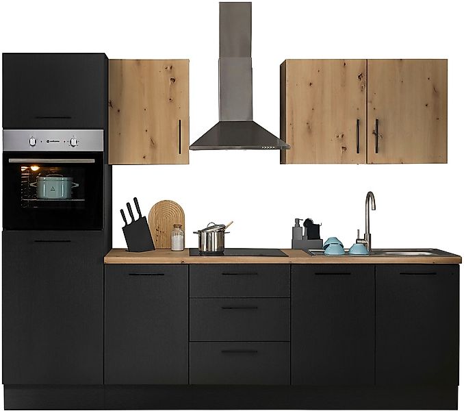 BASIC by Balculina Küchenzeile »Turin«, Breite 270 cm, wahlweise mit E-Gerä günstig online kaufen