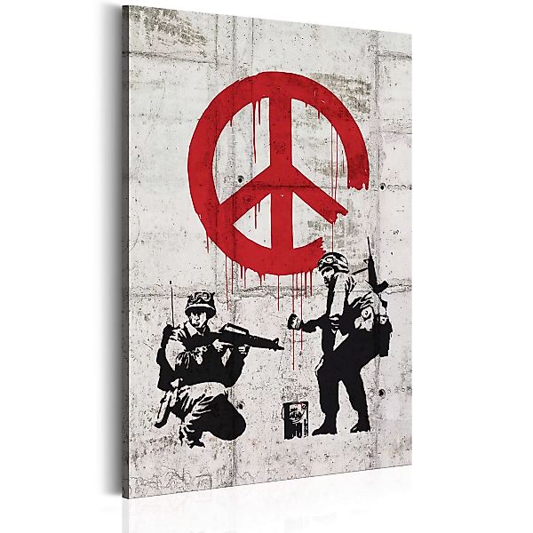 Wandbild - Soldiers Painting Peace by Banksy günstig online kaufen