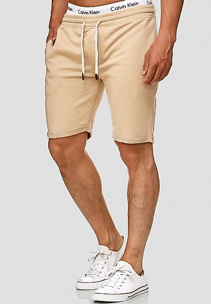 Indicode Sweatshorts 2-Pack Eddy elastischer Bund günstig online kaufen