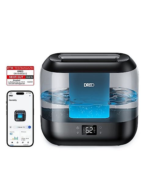 Dreo Luftbefeuchter Schlafzimmer, Top Fill 4L, leise Ultraschall Luftbefeuc günstig online kaufen