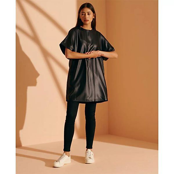 Superdry Rocker Kurzes Kleid L Wet Look Black günstig online kaufen