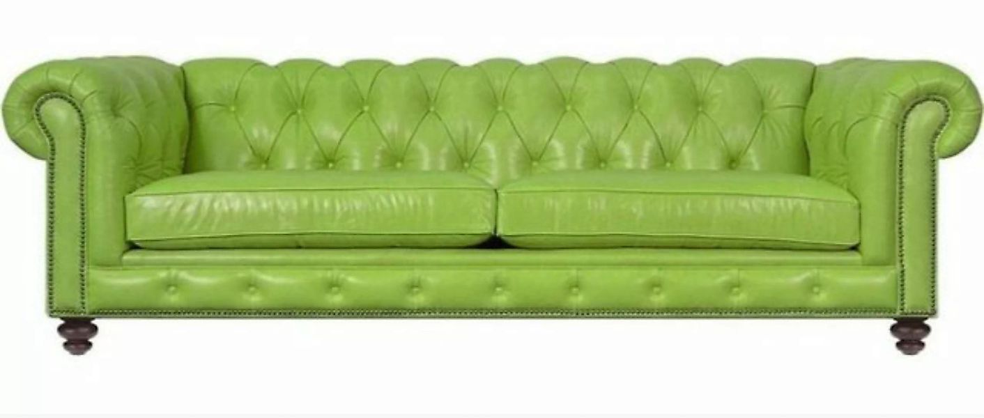 JVmoebel Chesterfield-Sofa Grüne Chesterfield Couch Moderner 3-Sitzer Luxus günstig online kaufen