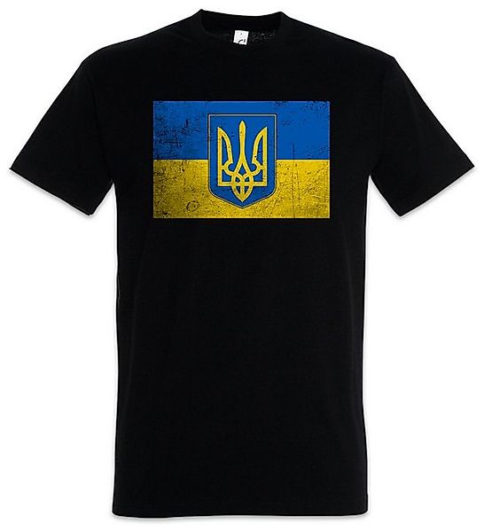 Urban Backwoods Print-Shirt Classic Ukraine Flag Herren T-Shirt Against War günstig online kaufen