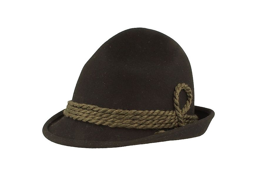Breiter Filzhut Schmaler Spitzkopf mit Wollkordel günstig online kaufen