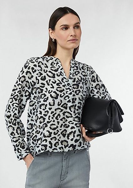 comma casual identity Langarmbluse Strukturierte Tunikabluse mit Raglan-Ärm günstig online kaufen