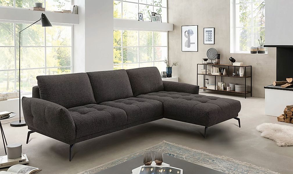 exxpo - sofa fashion Ecksofa "NICEA erstklassiger Sitzkomfort", In hochwert günstig online kaufen