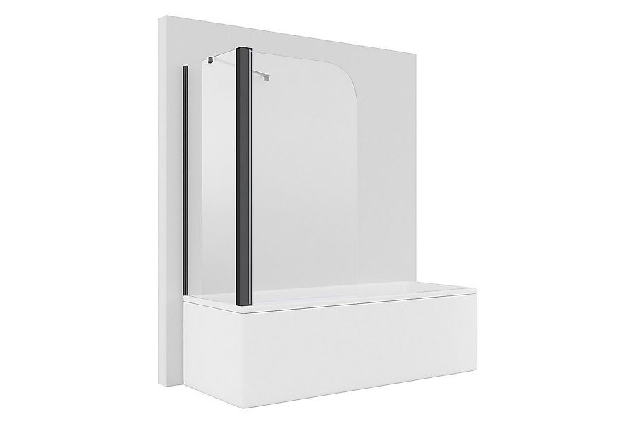 SONNI Badewannenaufsatz NANO Glas, 80x140cm, Badewannenaufsatz mit Seitenwa günstig online kaufen