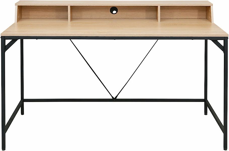 INOSIGN Schreibtisch "Endre", (Breite 140 cm), mit Monitoraufsatz, 3 Fächer günstig online kaufen