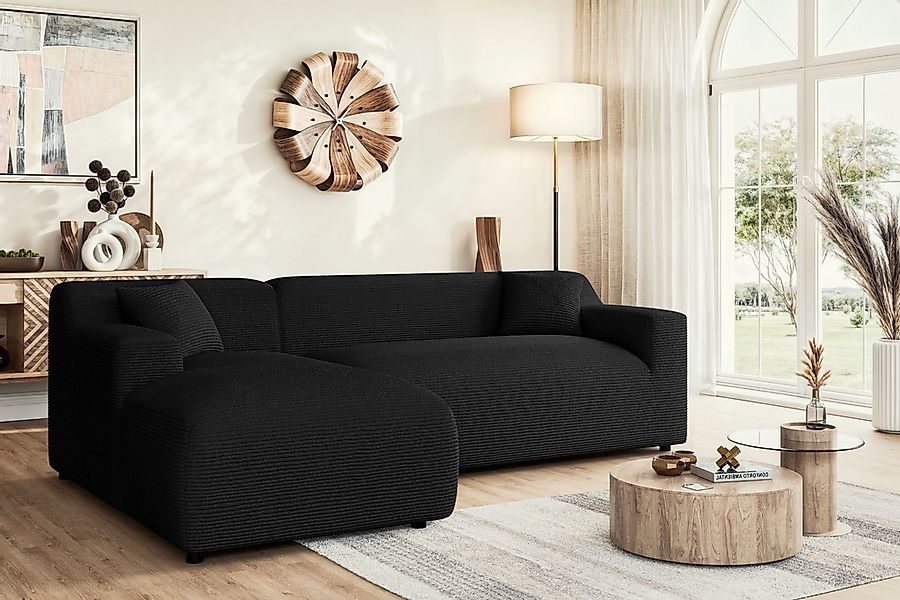 Home affaire Ecksofa "LILLIANA Designsofa, L-Form mit Recamiere rechts/link günstig online kaufen