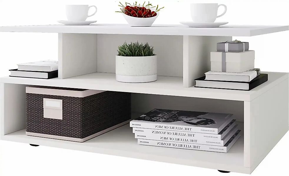Couchtisch  Esila ¦ weiß ¦ Maße (cm): B: 80 H: 40 Tische > Couchtische > Co günstig online kaufen