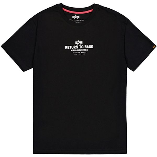 Alpha Industries  T-Shirt Return To Base T-Shirt - black günstig online kaufen