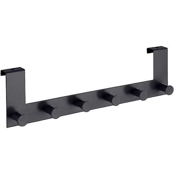 WENKO Badaccessoire-Set WENKO Türgarderobe CELANO BHT 39x11x5.50 cm schwarz günstig online kaufen