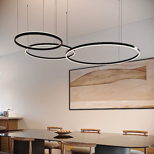 s.luce Pendelleuchte LED 3er-Ring Pendelleuchten Kombination günstig online kaufen