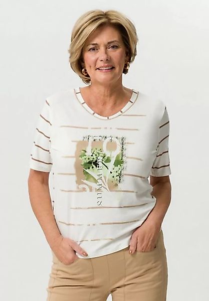 FRANK WALDER Blusenshirt mit feminin gestaltetem Ausschnitt günstig online kaufen