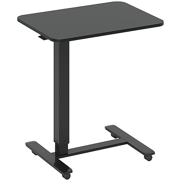 HOMCOM Höhenverstellbar Steh-Sitz C-förmig Schreibtisch Platzsparend Laptop günstig online kaufen
