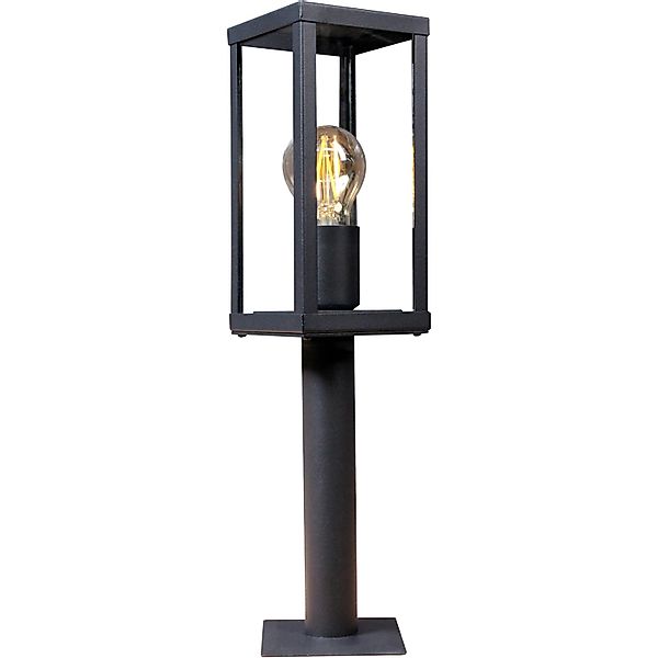 Eco-Light Wegeleuchte Karo 50 x 11 x 11 cm Schwarz Holzoptik günstig online kaufen