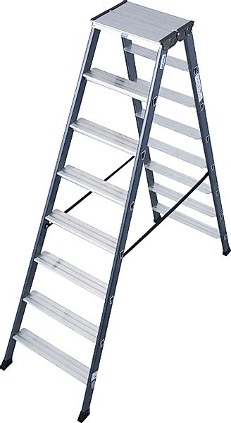 KRAUSE Doppelleiter SePro D, Alu eloxiert, günstig online kaufen