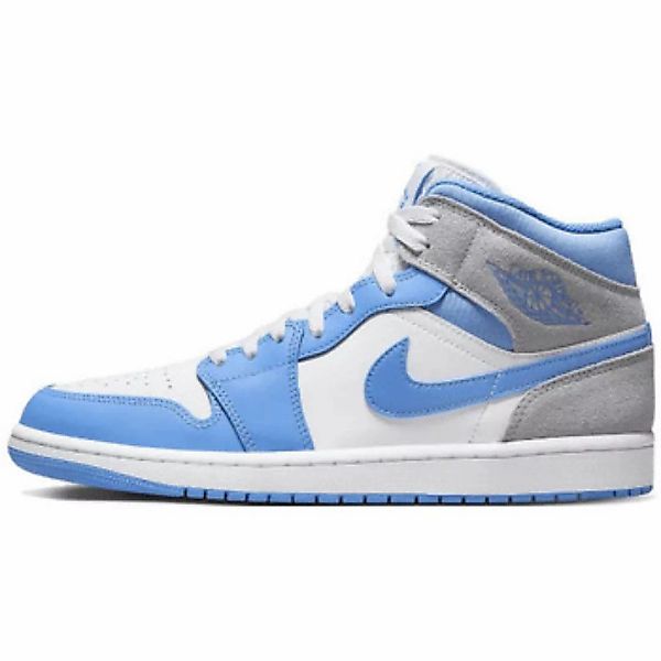 Nike  Sneaker Air Jordan 1 Mid University Blue Grey günstig online kaufen