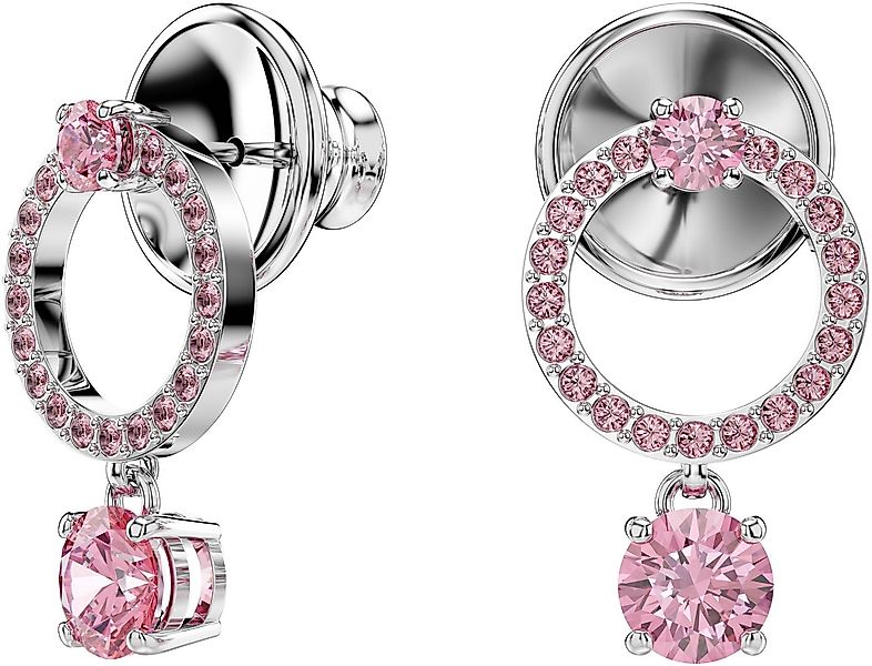 Swarovski Paar Ohrstecker Constella Pavé Attract Drop Circle, mit Swarovski günstig online kaufen