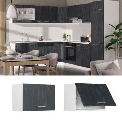 Vicco Hängeschrank R-Line, Schwarz Beton/Weiß, 60 günstig online kaufen
