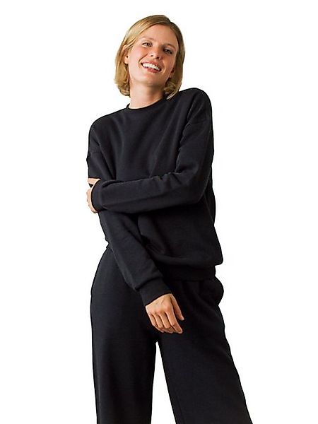 HONEST BASICS Sweatshirt mit Rundhalsausschnitt aus OCS zertifizerter Bio-B günstig online kaufen