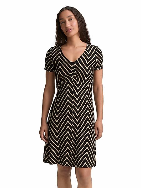 TOM TAILOR Sommerkleid, mit All-Over Print günstig online kaufen