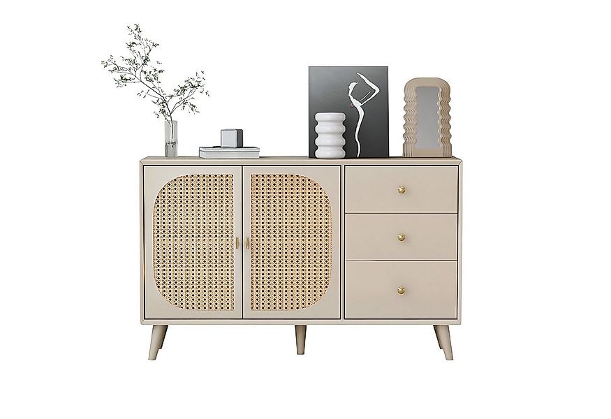 OKWISH Sideboard Esszimmer Wohnzimmer Kommode Stehschrank (Aufbewahrung Sid günstig online kaufen