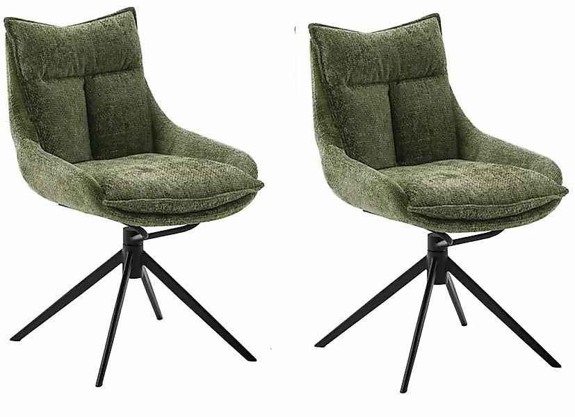 MCA furniture Esszimmerstuhl, Strukturstoff, (2er-Set), drehbar 360, Dreh- günstig online kaufen
