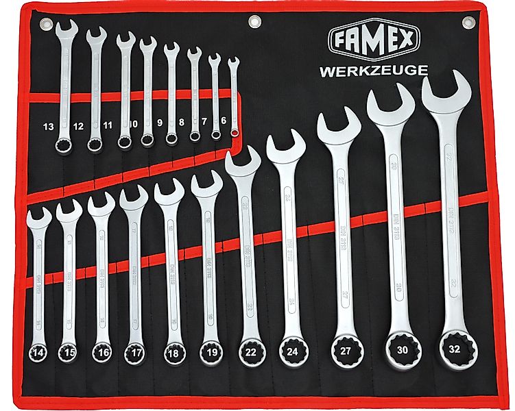FAMEX Gabel- und Ringschlüssel 10349-19 (Set, günstig online kaufen