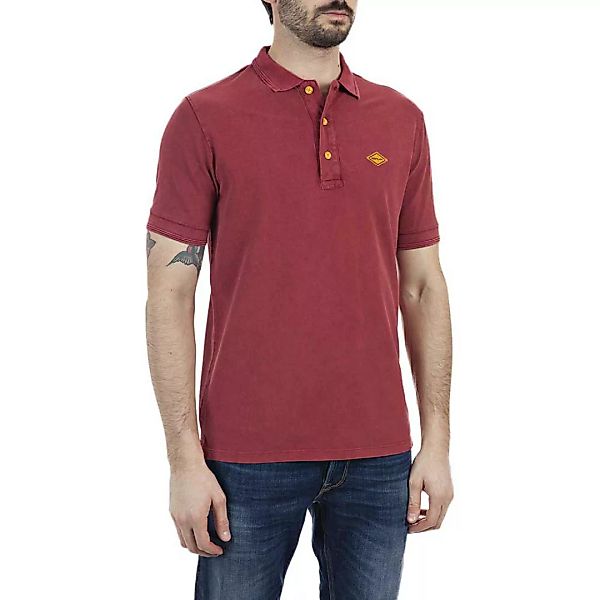 Replay Kurzarm Polo Shirt XS Dark Red günstig online kaufen